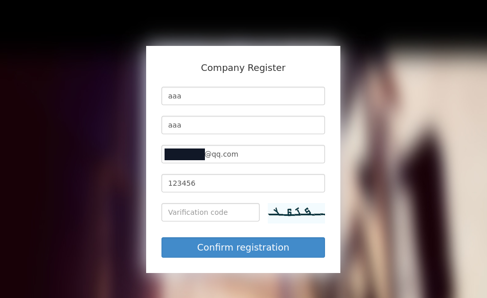 BigAnt SaaS registration landing page