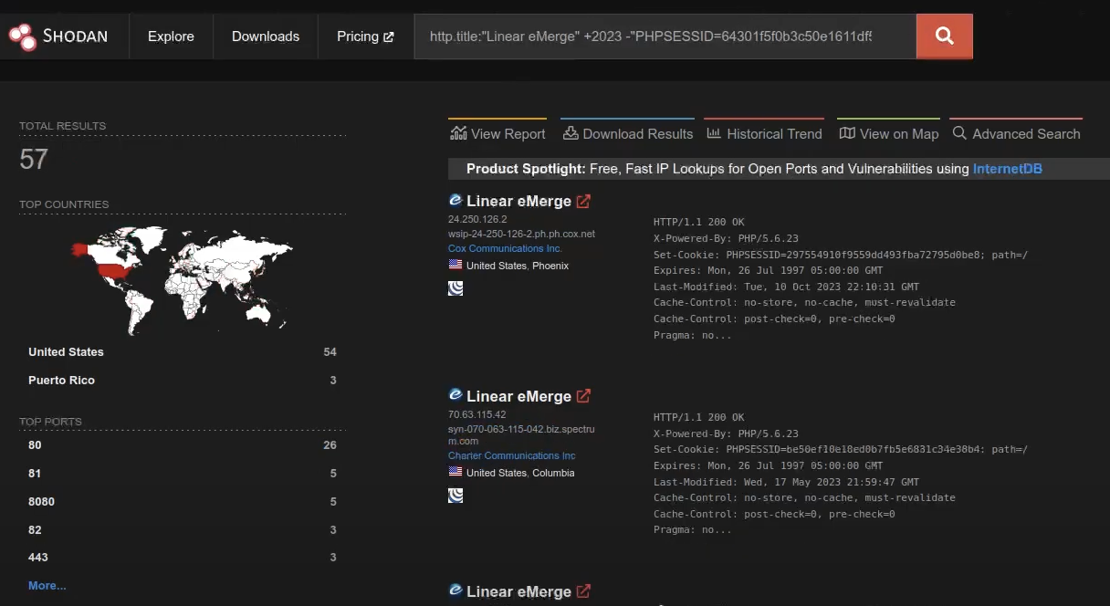 Linear Merge Shodan